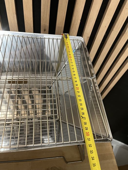 Gril składany z torbą 42x31 kempingowy