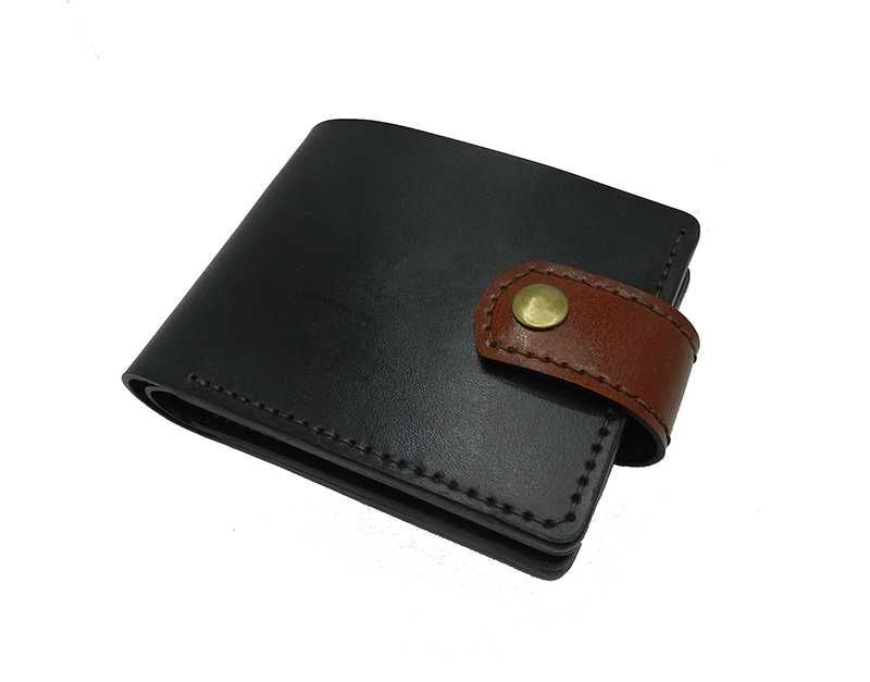 Portfel skórzany ręcznie wykonany