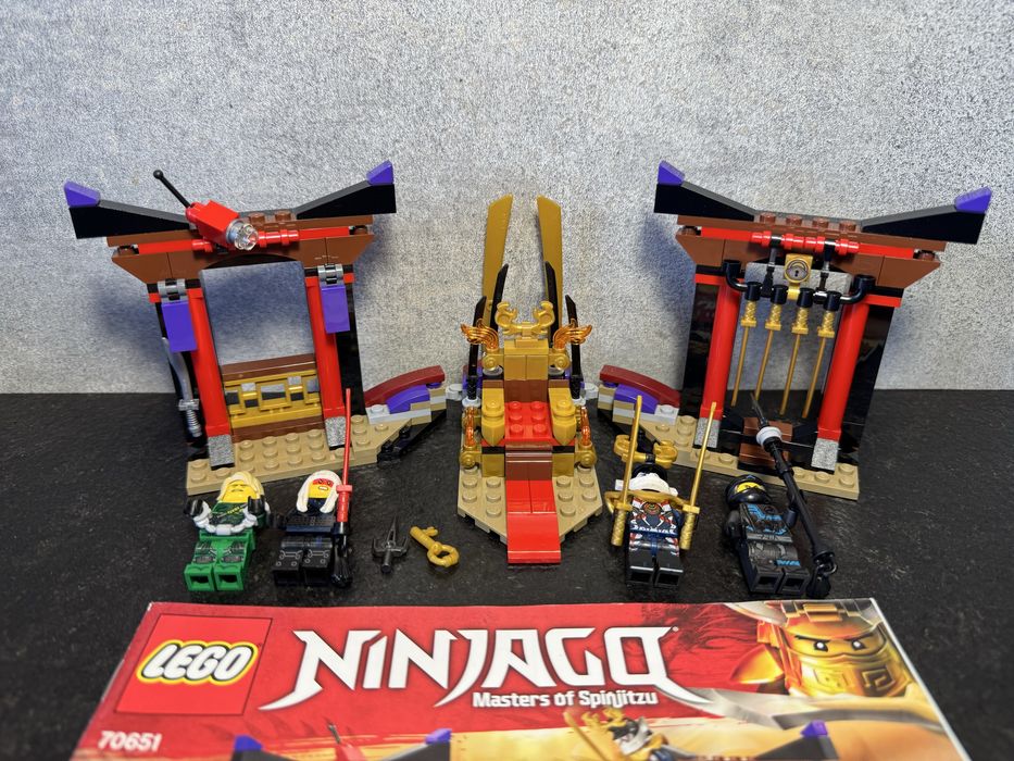 LEGO 70651 Throne Room Showdown Ninjago Starcie w Sali Tronowej klocki zestaw