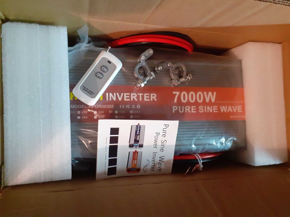 Inversor 12V a 230V Onda Pura 7000W