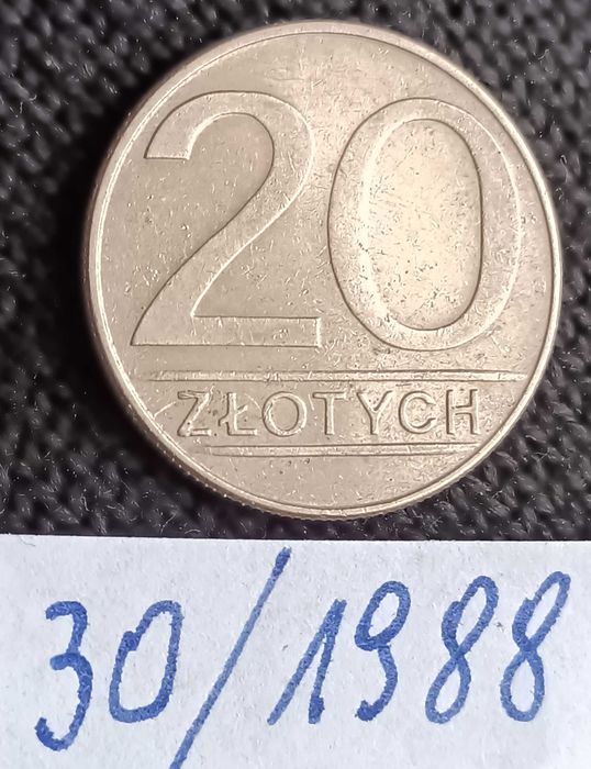 20 złotych "Duże" z 1988 roku - Stan III