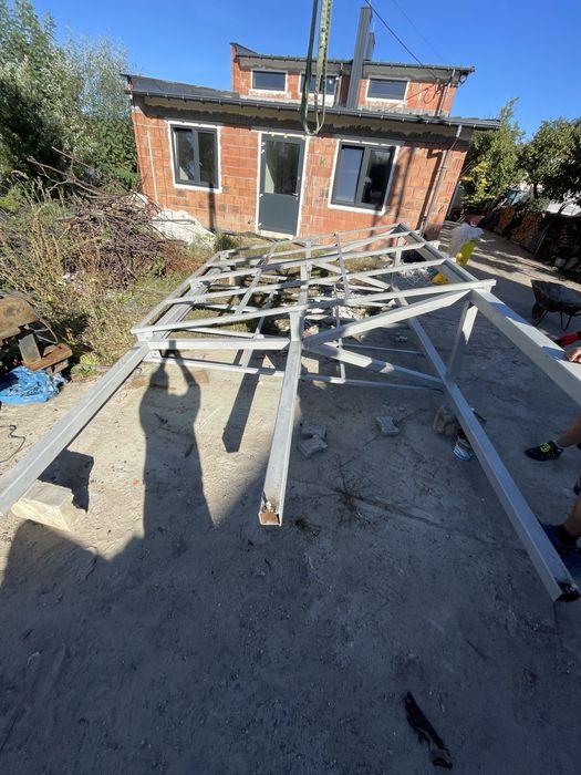 Konstrukcja reklamowa dwustronna 5mx3m stelaż baner billboard