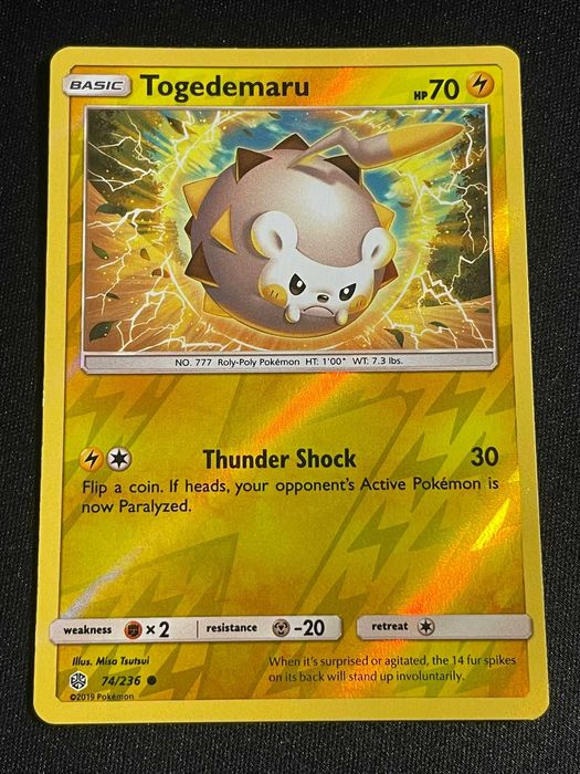 Carta Pokémon Togedemaru 74/236 Cosmic Eclipse