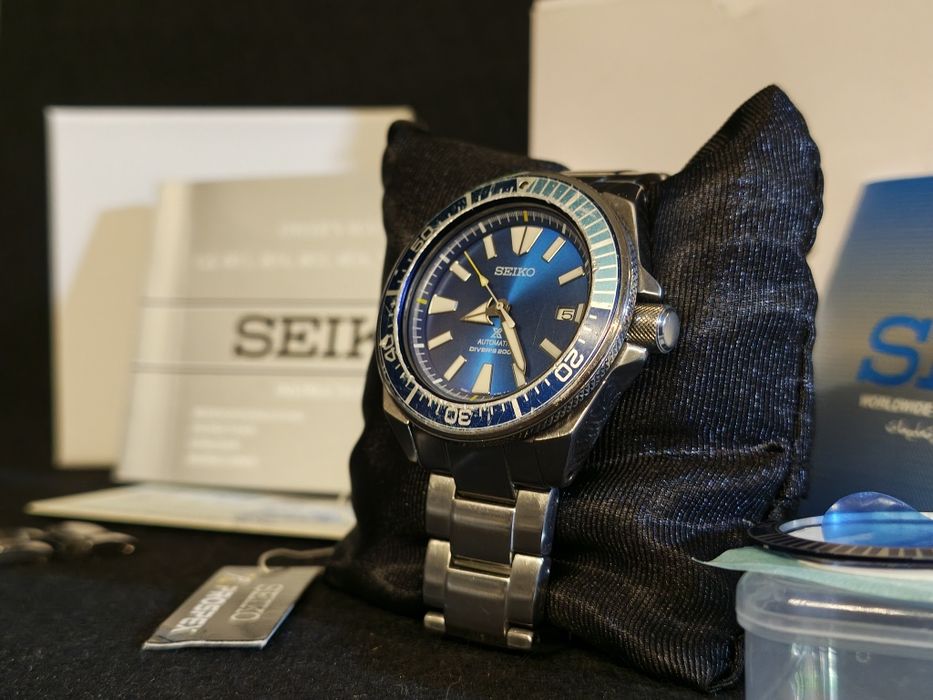 Seiko Samurai  Prospex   SRPB09K1  limited edition Blue Lagoon: 6000 egzemplarzy +GRATIS