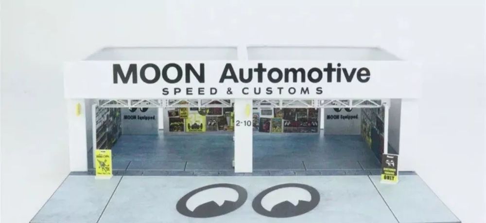 Tarmac works 1:64 pit Garage Diorama mooneyes speed & customs
