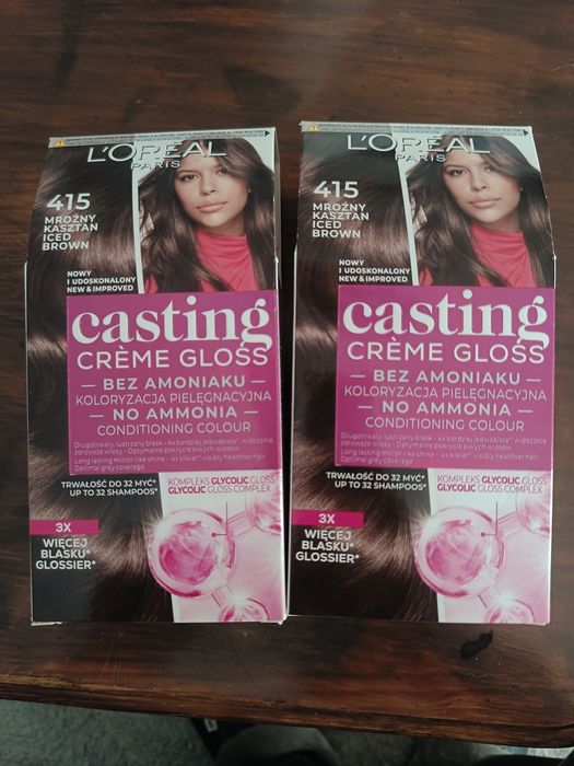 LOREAL casting creme gloss 415 mroźny kasztan