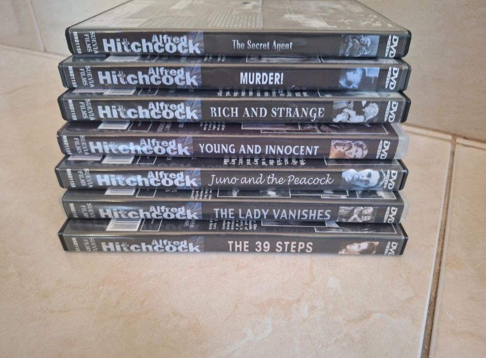 Pack 7 Filmes DVD Alfred Hitchcock