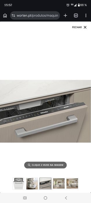 Máquina de Lavar Loiça MIELE G7651 SCVi  NOVO