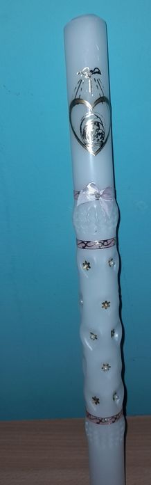 Świeca / gromnica do chrztu