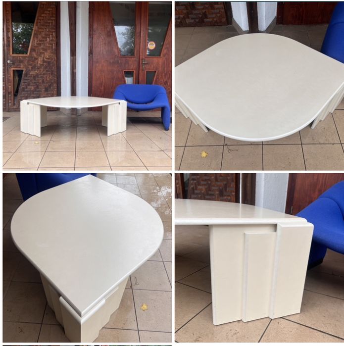 Mid century stolik kawowy organiczny ksztalt.  „Eye”