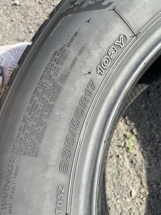235/55 R17 Bridgestone Turanza T005 / 4шт/ 2021 рік