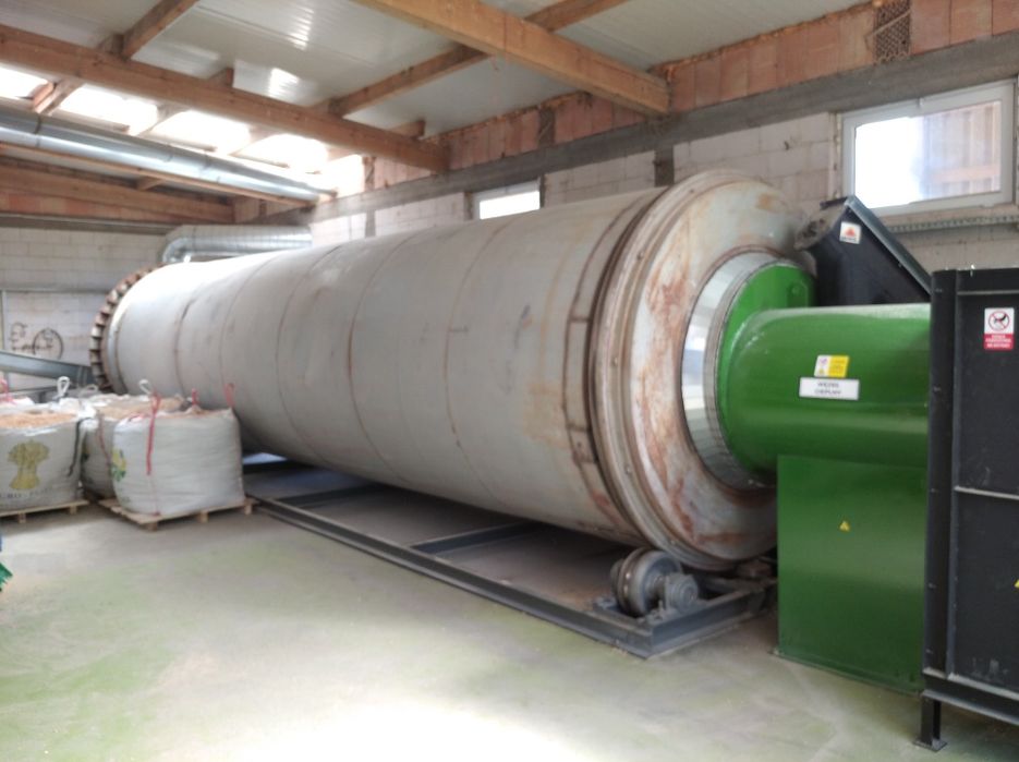 Suszarnia bębnowa trocin linia do suszenia