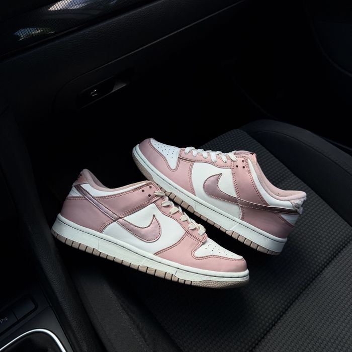 Жіночі кросівки nike dunk low pink velvet оригінал