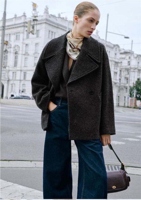 Пальто Mango повністю натуральний склад нове