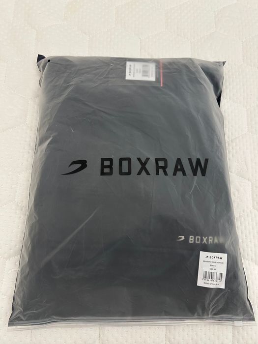 Bluza BOXRAW SPARRING CLUB hoodie czarna nowa!