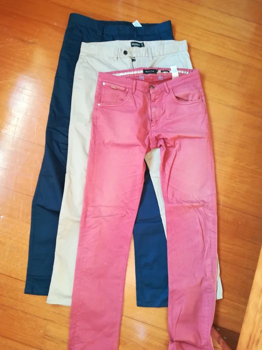 3 pares de calças