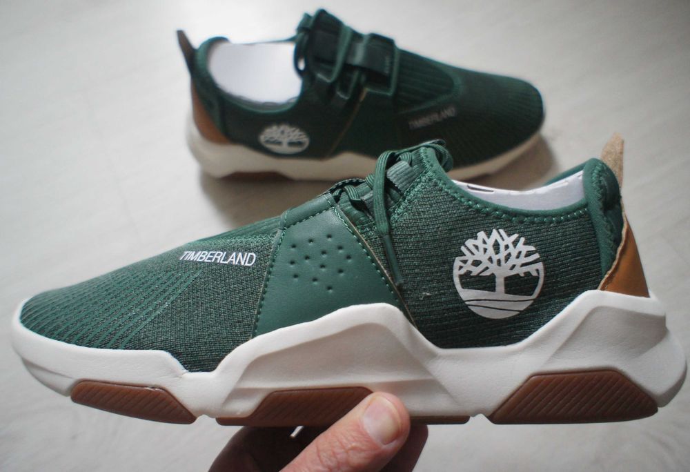 Sneakersy Timberland Earth Rally Oxford Dark Green Knit r.44