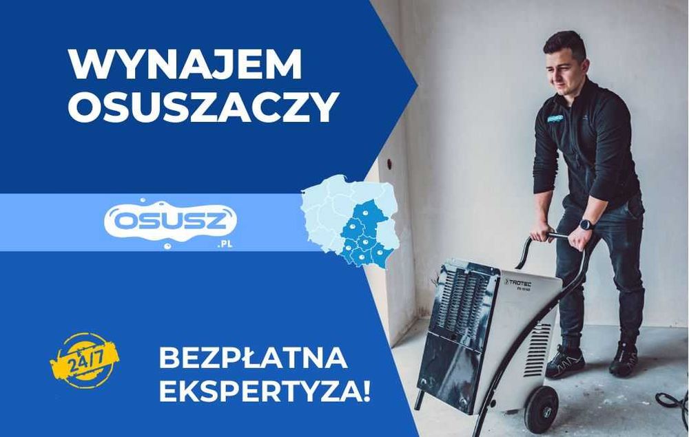WYNAJEM Osuszacz powietrza Trotec, osuszanie, osuszacz budowlany