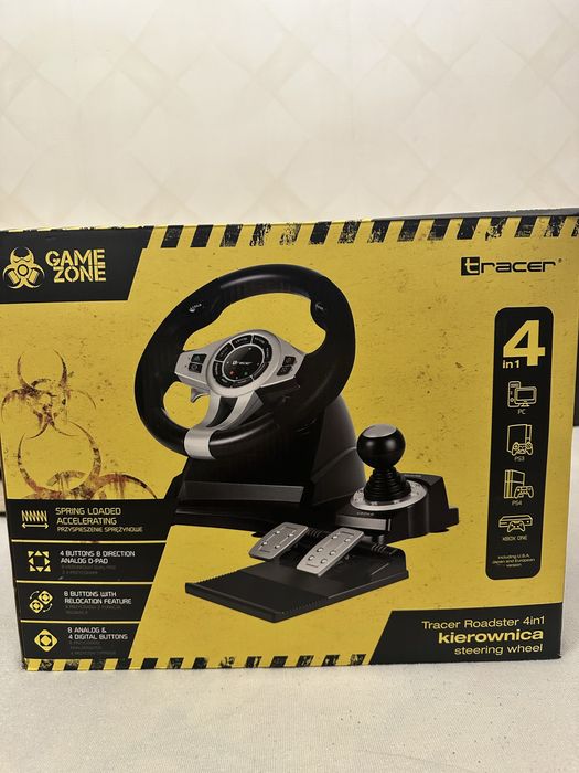 Ігровий руль tracer roadster 4 in 1