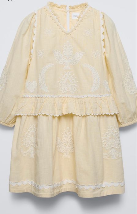 Сукня zara платье вишиванка 11-12 р 152см 13-14 р 164 см нове