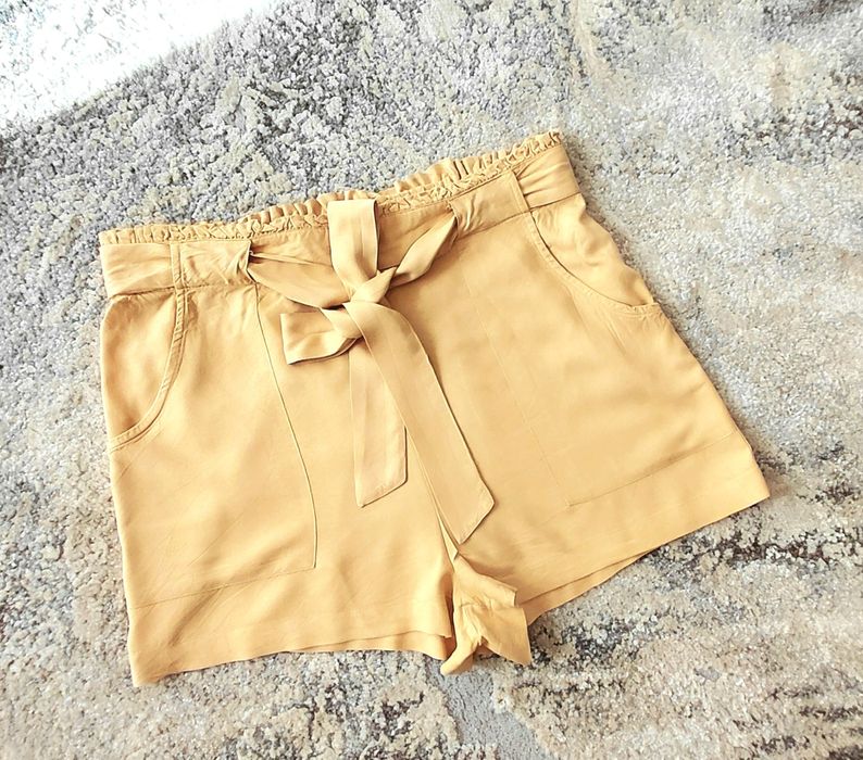 Primark extra wiskozowe krótkie Spodenki ciemny beż  roz. 40 _ L