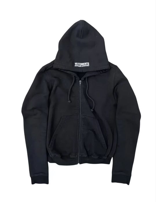 зип худи Vetements Gun Club 2017 Zip Hoodie