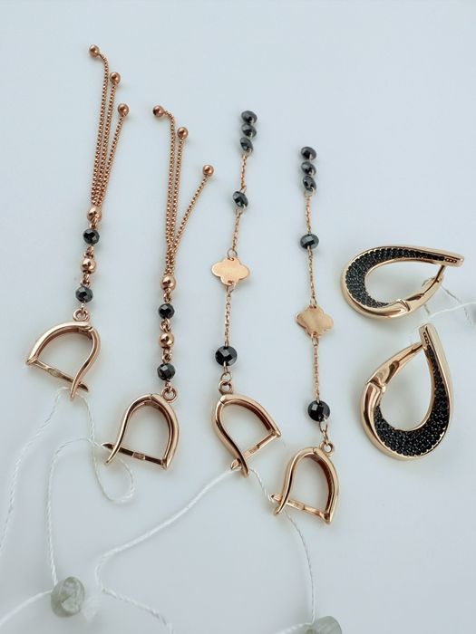 Золоте  сережки нові