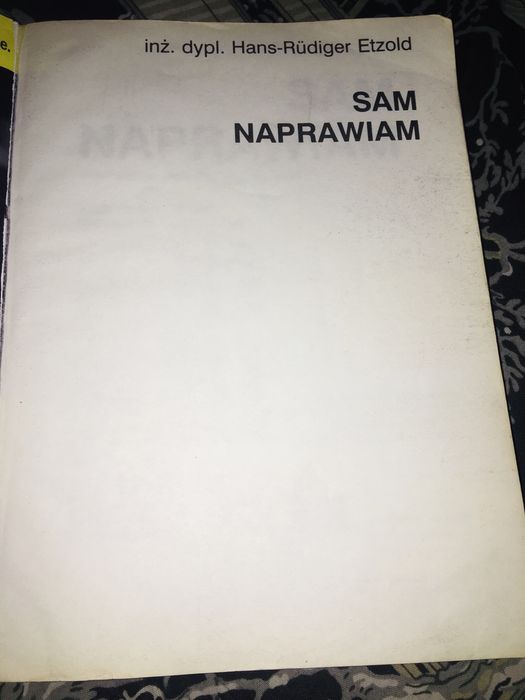 Książka Audi 100 Sam naprawiam.