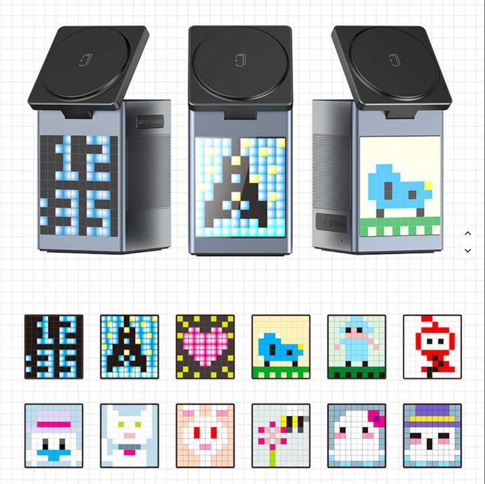 Ładowarka indukcyjna 6w1 do iPhone, Air Pods, Apple Watch