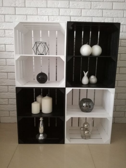 Skrzynki drewniane dekoracyjne