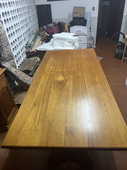 Mesa de Jantar  2 metros - Madeira Maciça deAcácia