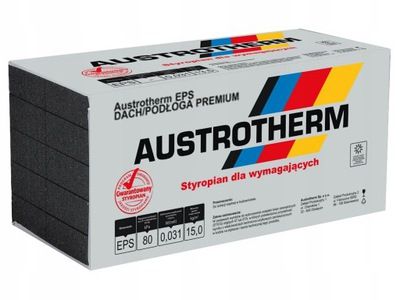 Styropian Dach Podłoga EPS100 Termoorganika Izoterm λD≤ 0,038W/mK