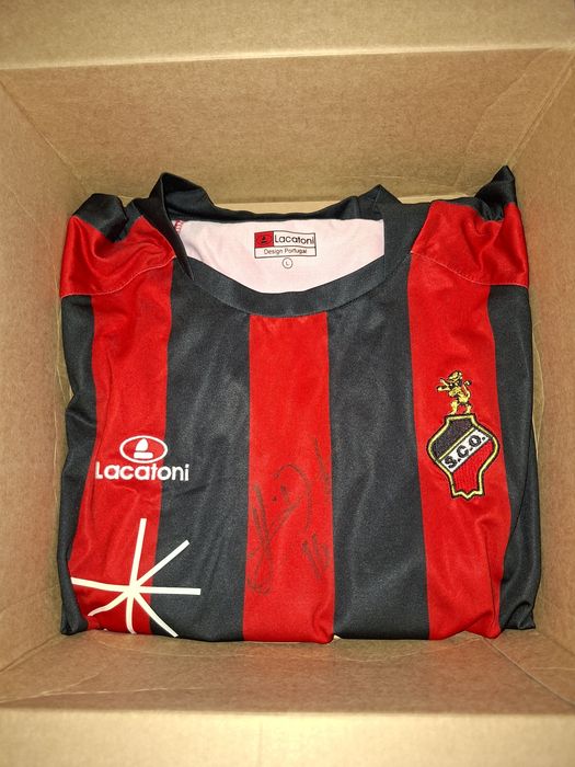 Camisola Olhanense 2008/09 Match Worn / Issued Rui Duarte #16 Autografada – Campeão Segunda Liga
