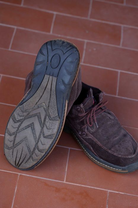 Botas rox castanhas Homem