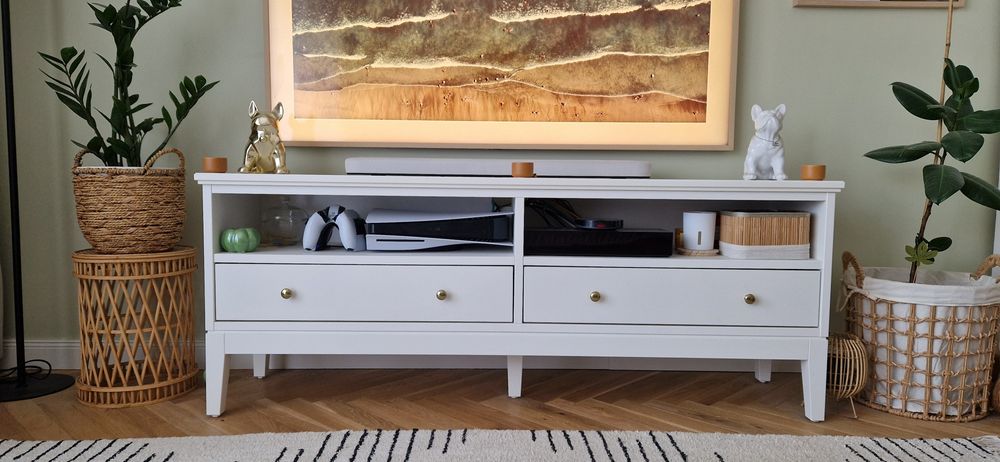 Szafka rtv biała Ikea
