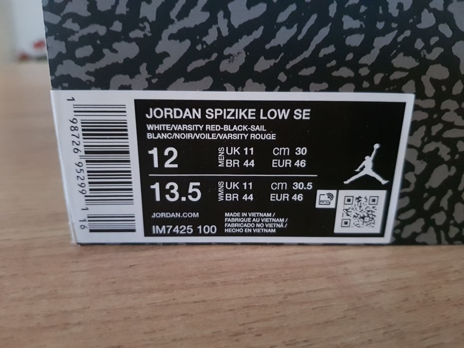 Nowe buty Jordan Spizike Low rozmiar 46