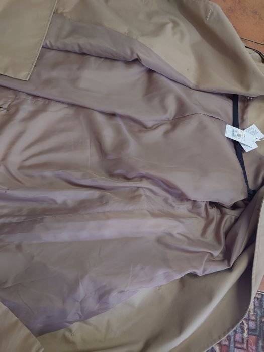 Trencz płaszcz damski beżowy