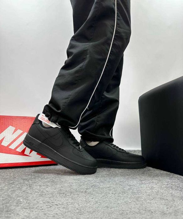 Кроссовки Nike Air Force Black, кросівки Nike Air Force