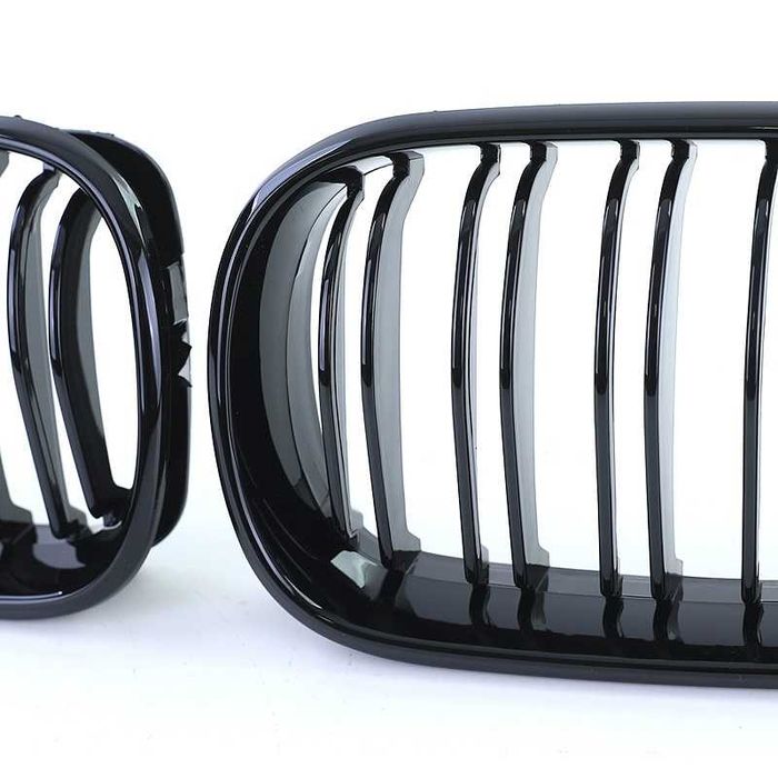 Grelhas Frontais BMW Série 3 E46 (01-05) Preto Brilhante Dupla