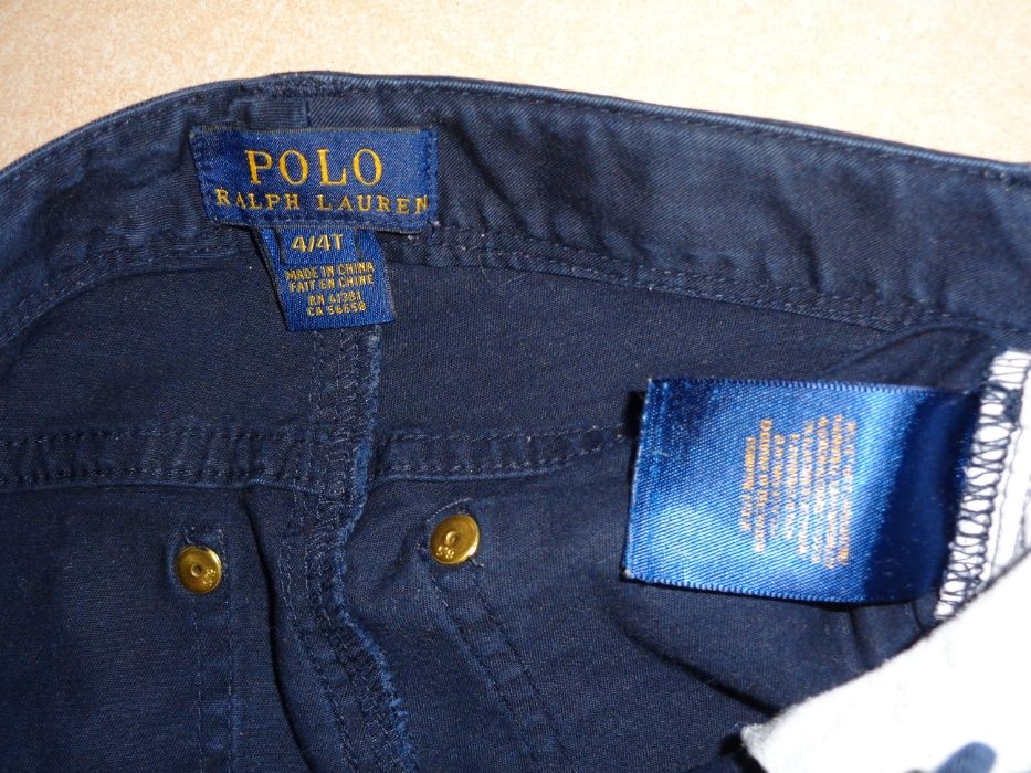 + POLO Ralph Lauren oryginalne granatowe spodnie jeansowe OKAZJA 4 l.