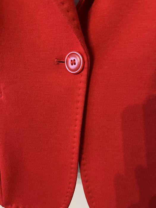 H&M czerwony żakiet marynarka business look  r. 36/38