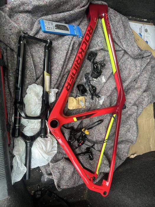 Rower rockrider xc900 carbon rozm L mtb karbon w częściach