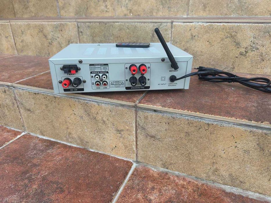 ‼️ Усилитель звука UKC 2х150w +  Bluetooth  + караоке на  2 микрофона