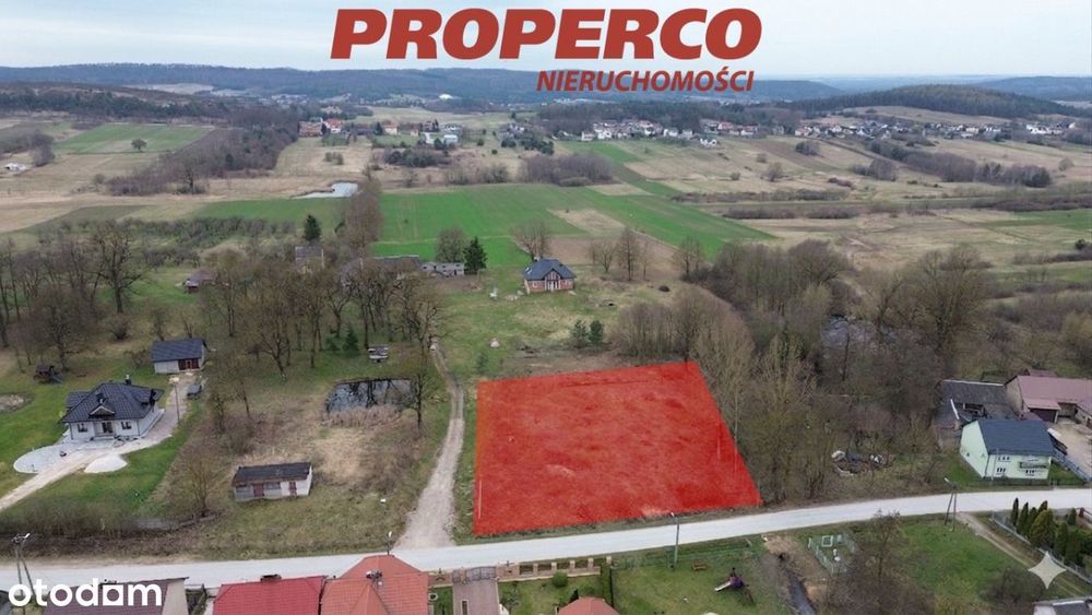 Działka pow. 2300m2, Skiby, gm. Chęciny
