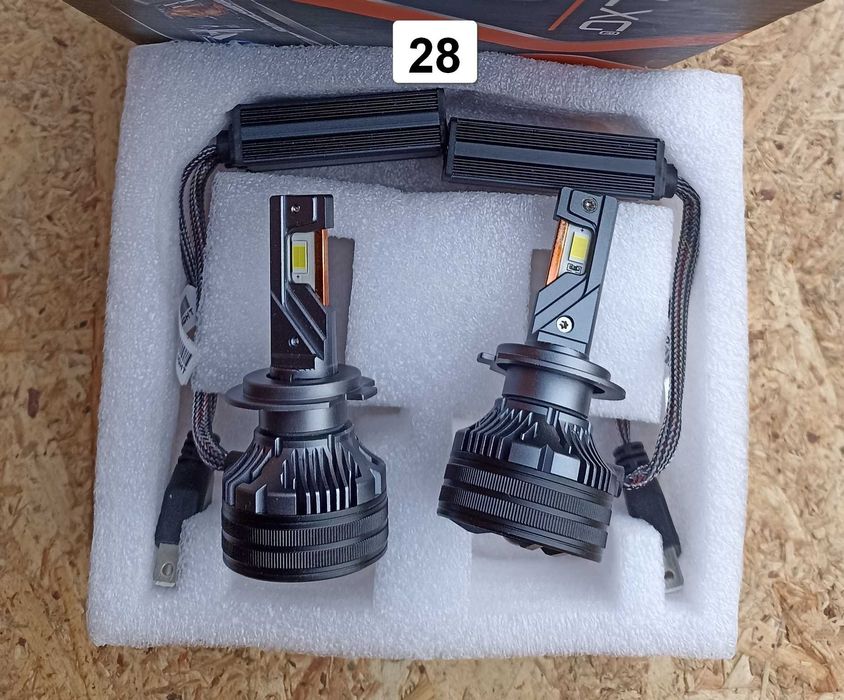 LED лампы H7 головного света - мощные диодные лампы, диод CSP