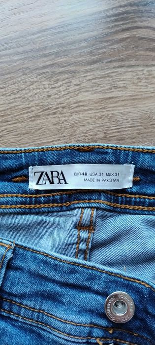 Spodnie ZARA jeansy rozmiar 40 z dziurami