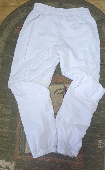 Білі нейлонові і штани Champion з лампасами | оригінальний стиль