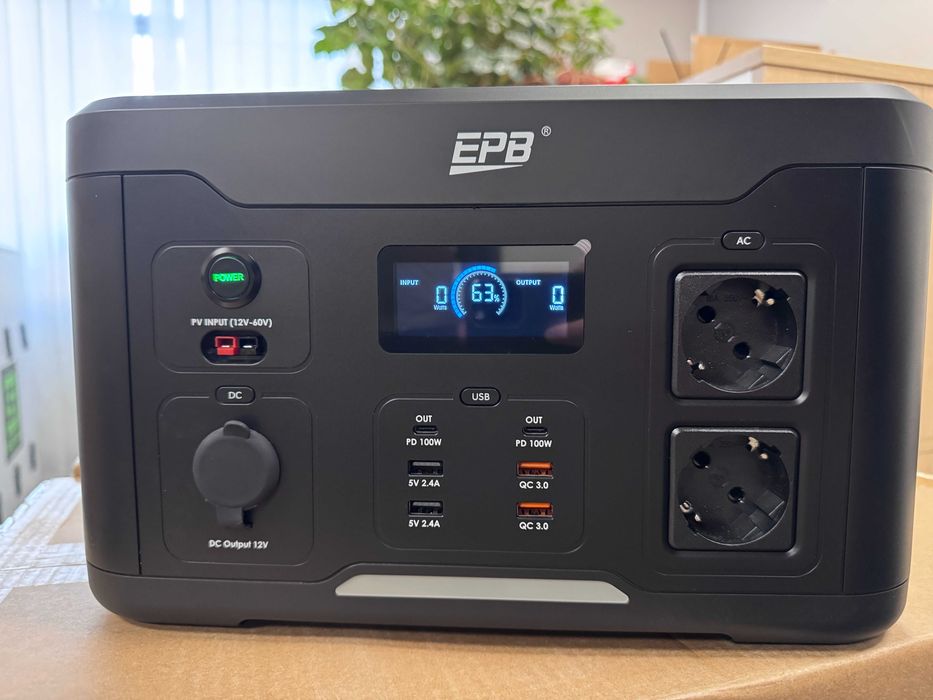 Зарядна станція EPB PEP-S1000, Ємність батереї- 1166,4 Вт