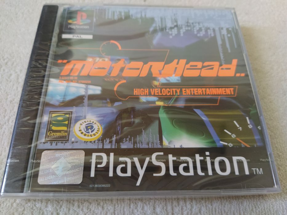 Ps1 psx one PlayStation Motorhead eng FOLIA pasek sony