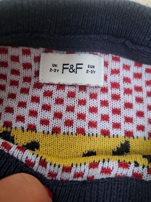 Sweterek swiateczny F&F rozm.98 + GRATIS